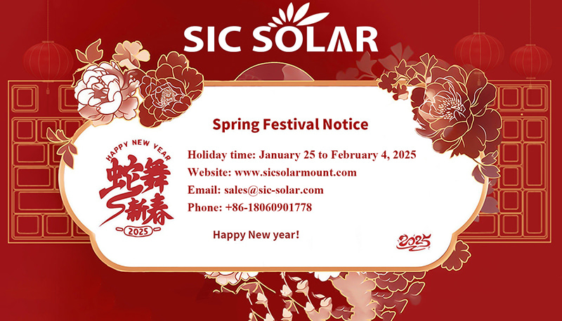 Sic Solar 2025 Festival de primavera Aviso de vacaciones