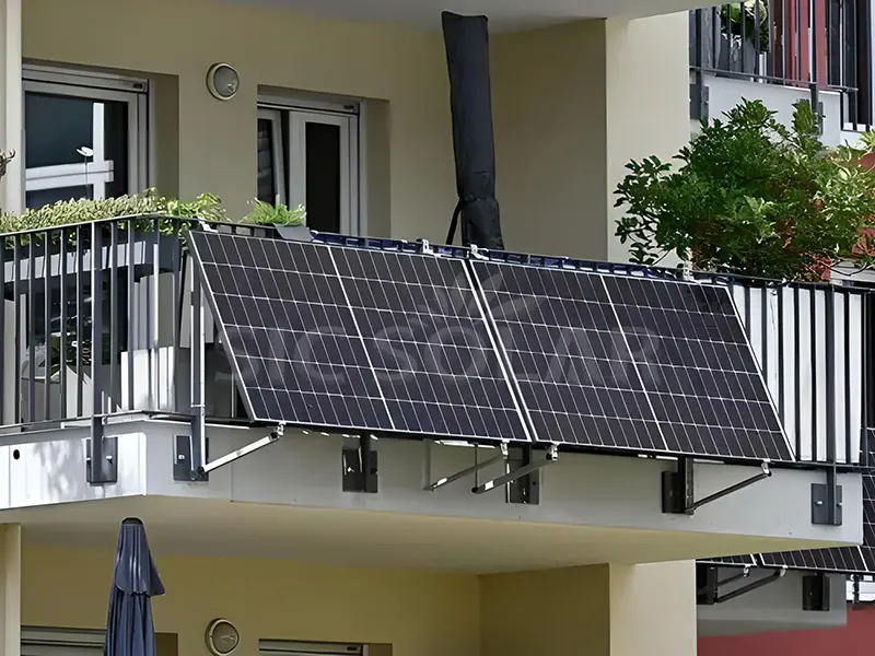 Soporte solar fácil para balcón de 2KW en Irlanda