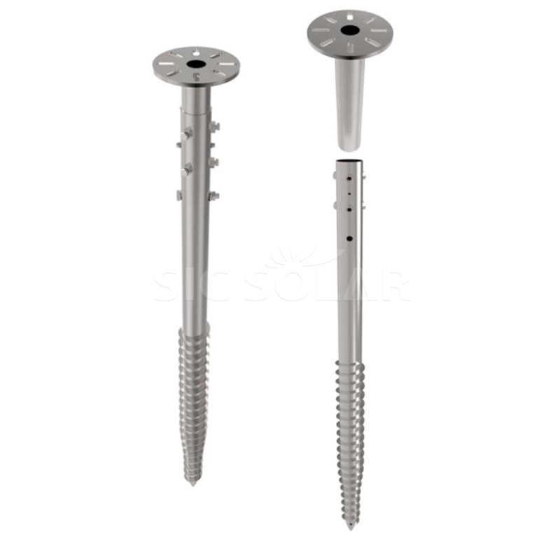 Tornillo de tierra ajustable