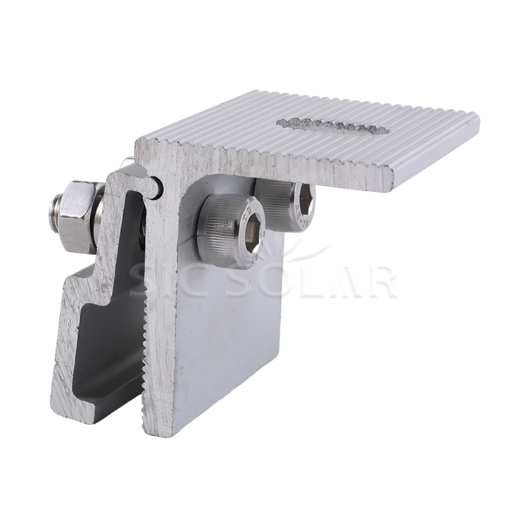 Abrazadera de techo de costura de pie ajustable