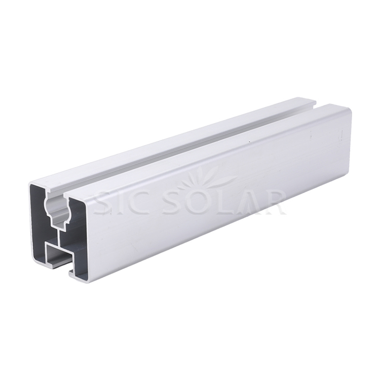 Riel de aluminio para paneles solares