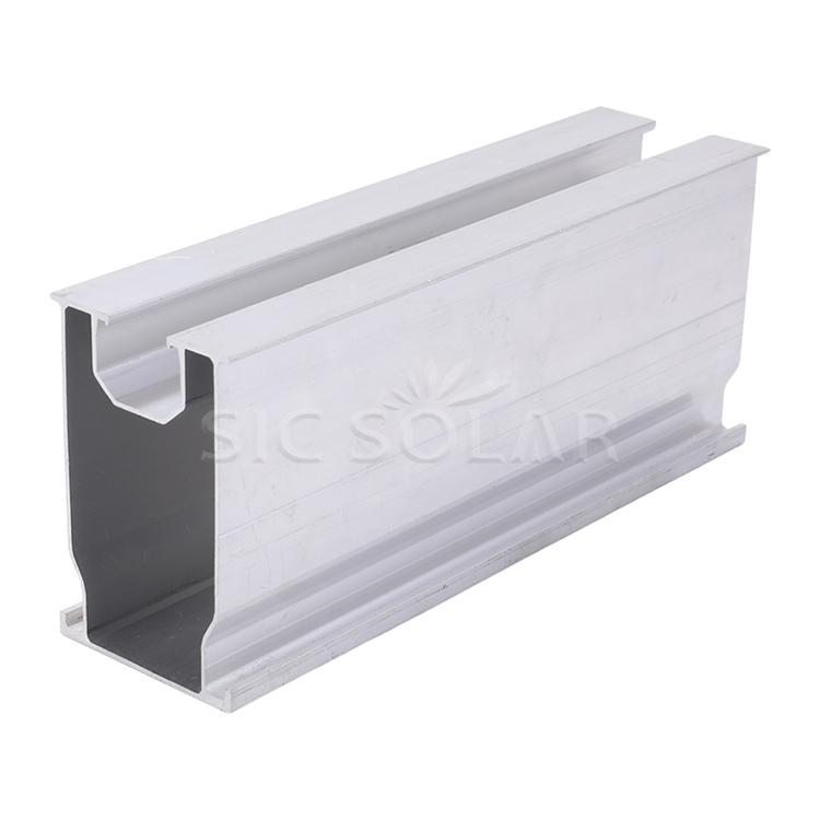 Riel de tierra solar de aluminio