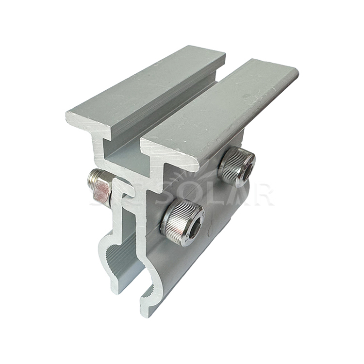 Abrazaderas de techo solar de aluminio