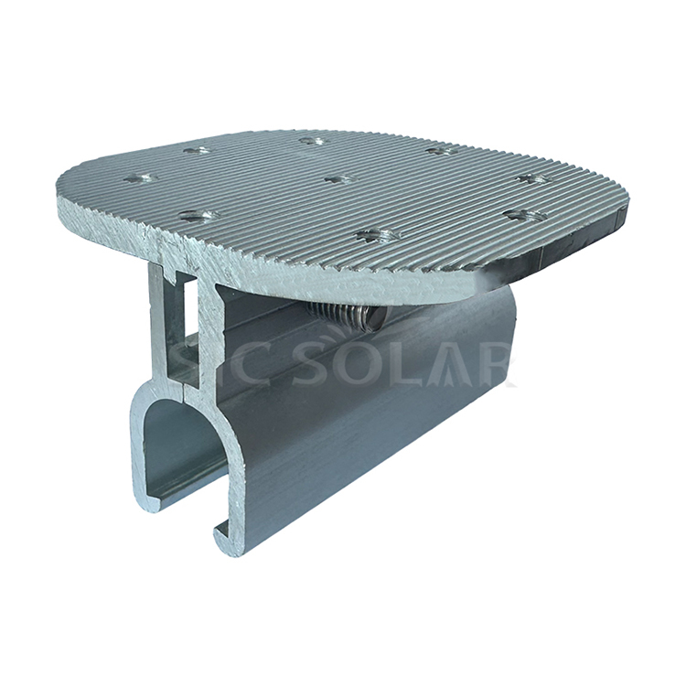 Abrazaderas de techos solares de aluminio