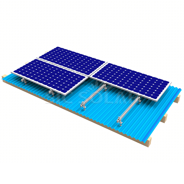 Soporte de montaje solar para techo de metal