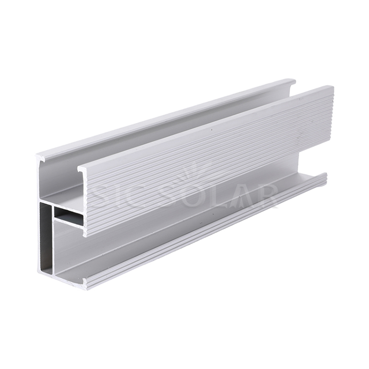 Soporte solar Riel de aluminio