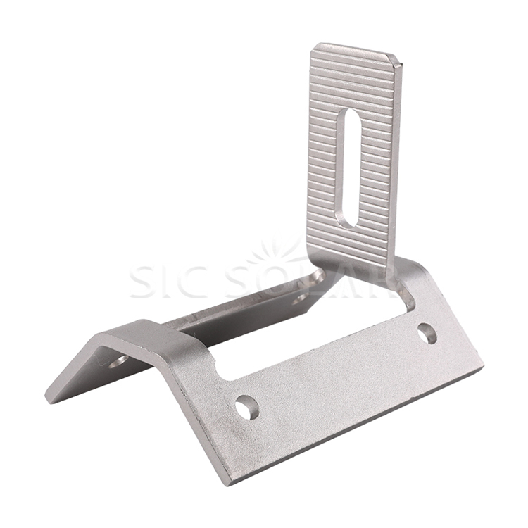 Abrazadera de techos de metal solar