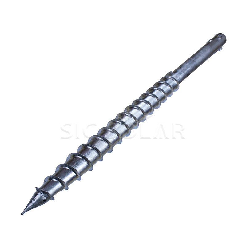 Tornillo de tierra del panel solar