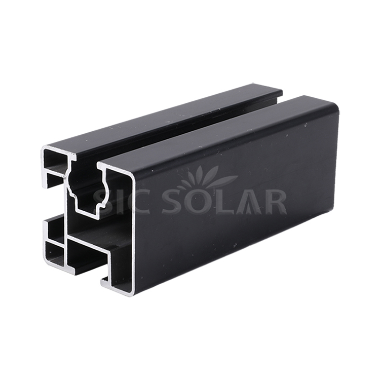 Riel de aluminio para montaje de paneles solares