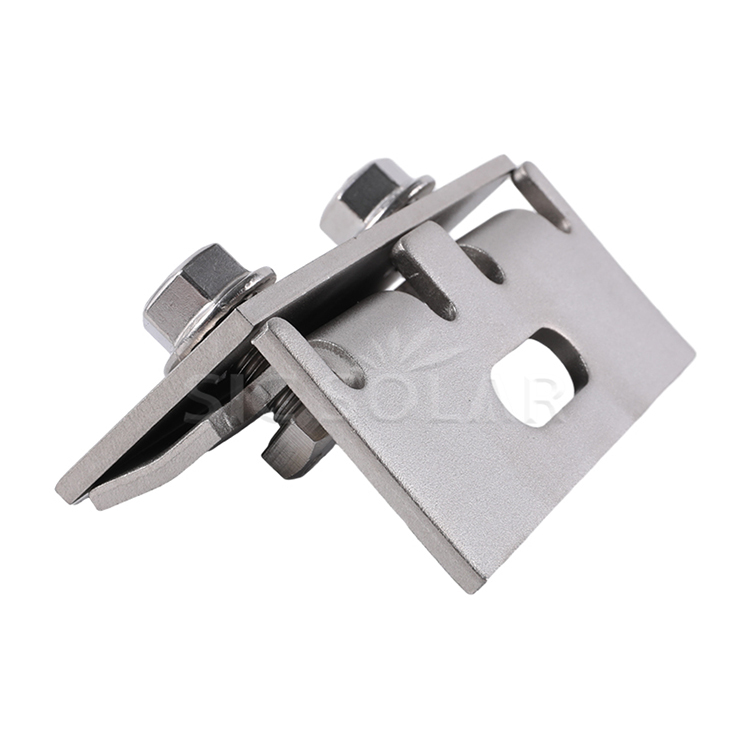 Pinza solar de costura de pie